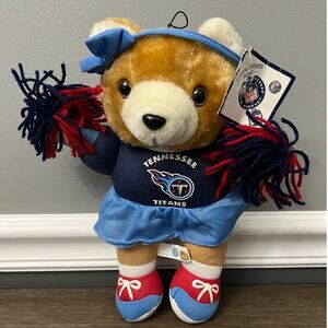 Vintage 1999 NFL Tennessee Titans Cheerleading‎ Bear Plush with Tag